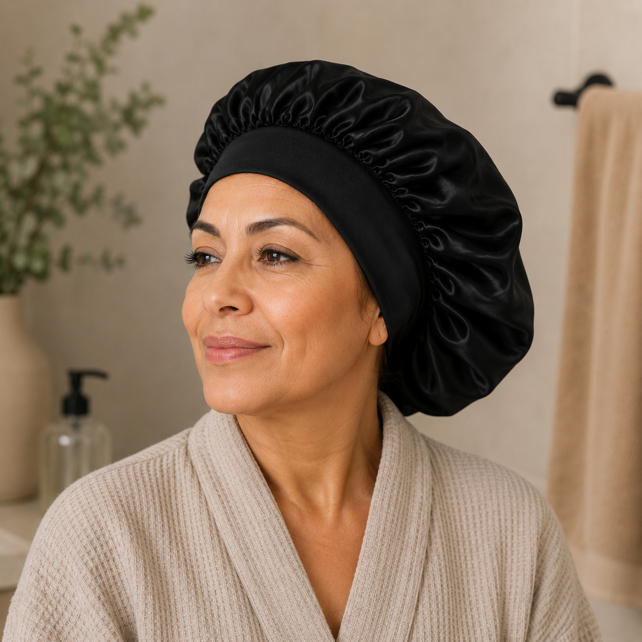 Gorro de Satén para Cabello
