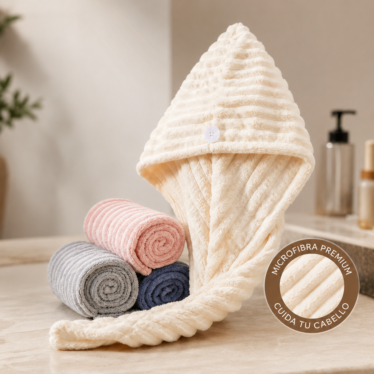 Toalla de Microfibra para Cabello Belvarn™